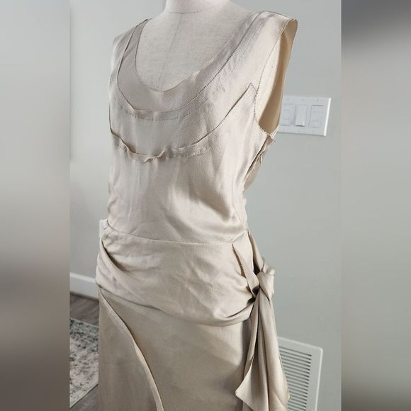 Alberta Ferretti Cream Maxi Dress - Picture 2 of 15